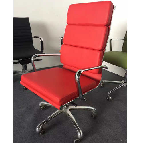High Back Pu Pvc Red Leather Executive Swivel Office Chair Cheap Office Chairs And Lounge Chairs
