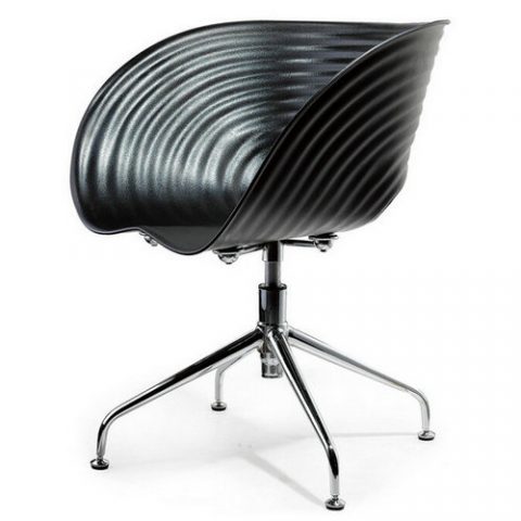 Modern Plastic Ergonomic Visitor Office Chair Commercial Meeting