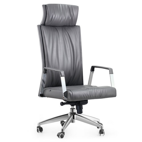 Spartan Leather Executive Office Chair High Back Operator Chair In